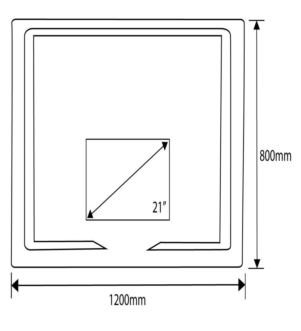 Espejo Inteligente con Pantalla HD- V50 PRO