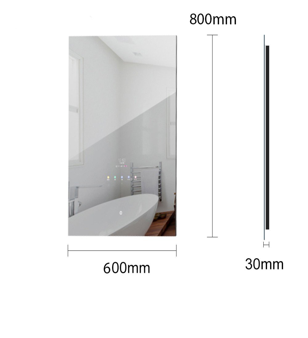 Espejo Retroiluminado con Pantalla - VR6080 ADVANCE