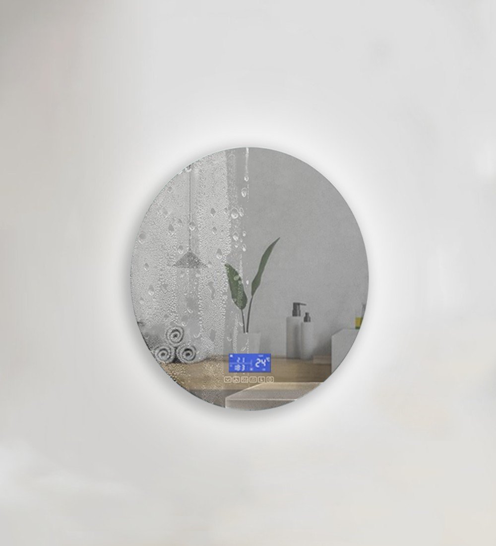 Espejo Retroiluminado con Pantalla - K800